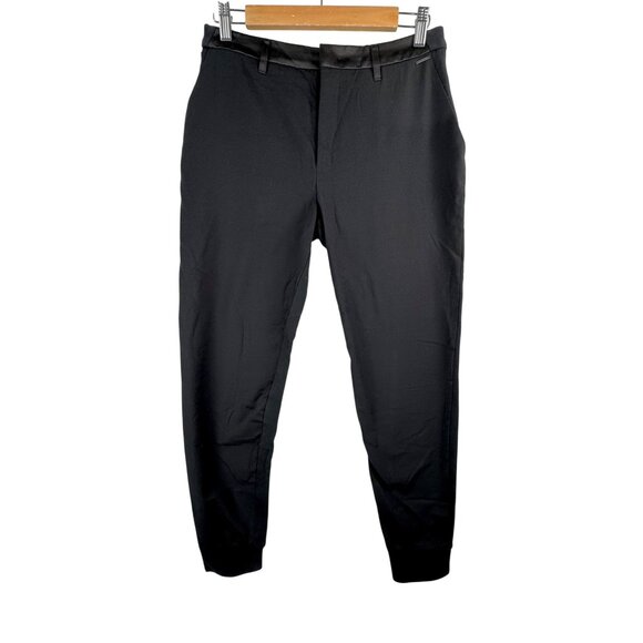 Diesel Womens cotton knit blend jogger pants blk preppy money sz 26 - Picture 1 of 10